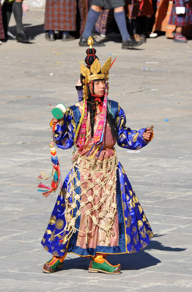 Tsechu Festival Dancer, Thimphu