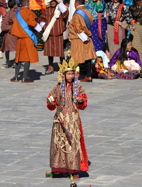 Tsechu Festival Dancer, Thimphu