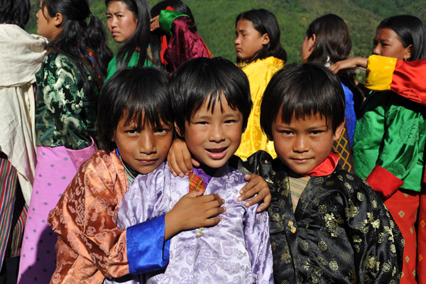 Little girls, Bhutan