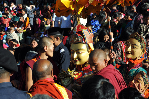 Monk masked as Guru Rinpoche, Tsechu Festival