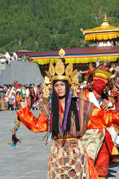 Dancer, Tsechu Festival, Thimphu