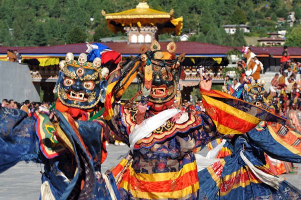 Dance of the Eight Manifestations of Guru Rinpoche, Tsechu Festival, Thimphu