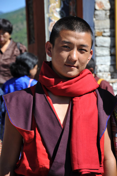 Bhutanese monk, Thimphu