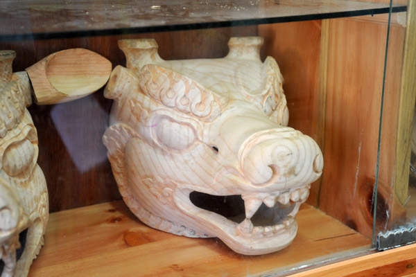 Bhutanese mask carved of wood