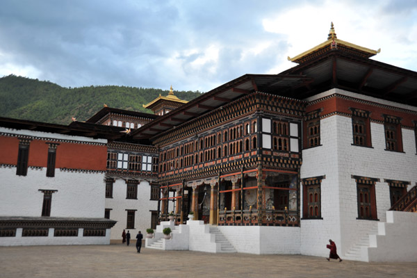 Northern Monastic Courtyard, Trashi Chhoe Dzong
