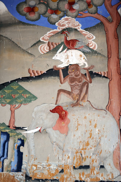 Mural of the Four Friends (the Four Harmonious Animals)