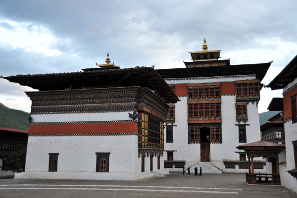 Small tower with the Central Tower, utse, Thimphu Dzong