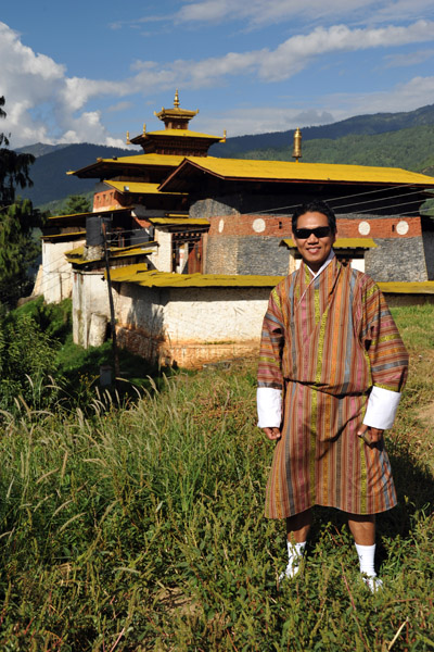 Dennis at Changangkha Lhakhang