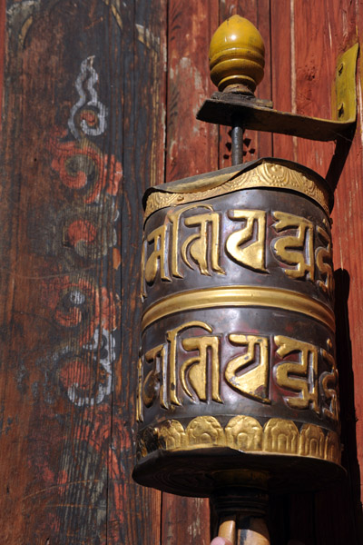 Prayer wheel, Changangkha Lhakhang