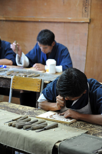 Woodcarving, National Institute for Zorig Chusum