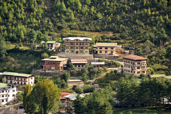 View of Thimphu from Motithang