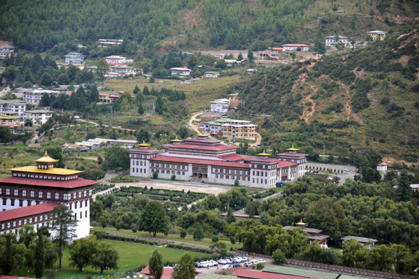 Thimphu Dzong and the National Assembly of Bhutan