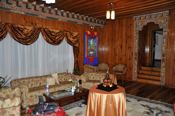 Salon of the Hotel Motithang, Thimphu