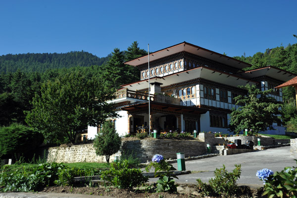 Hotel Motithang - a fine hotel, but honestly I would have preferred to be in town