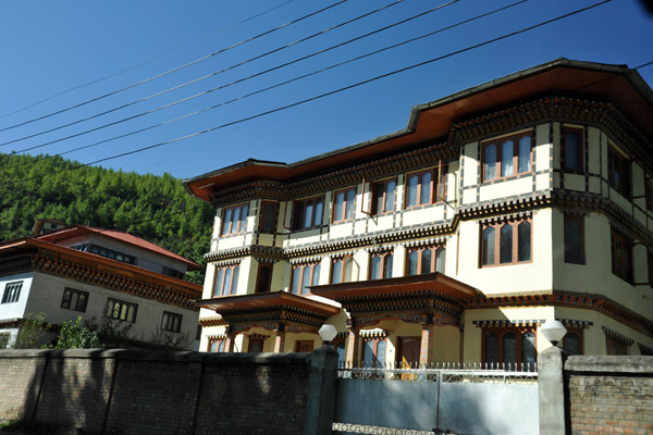 Residential area of Thimphu