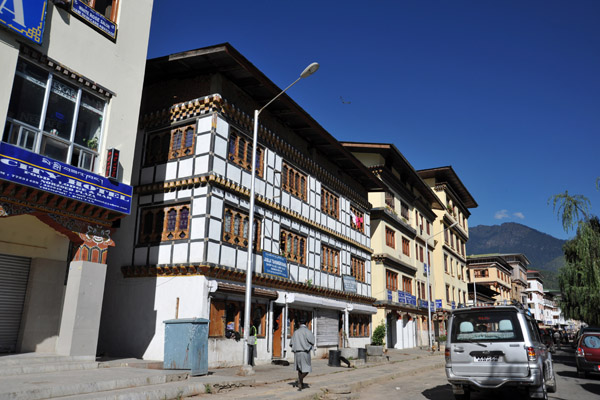 Norzin Lam - the main street of Thimphu