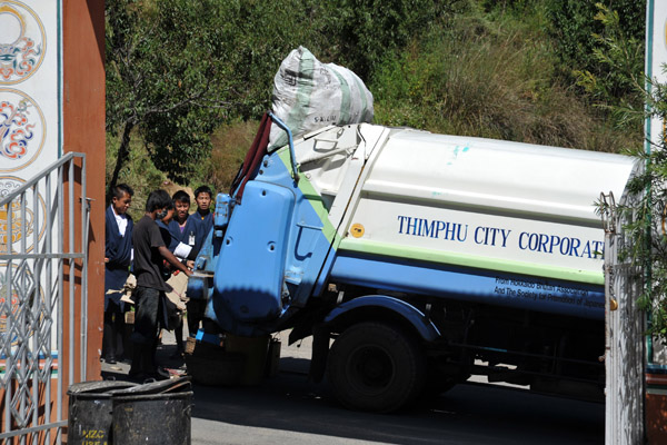 Thimphu City Corporation - garbage truck