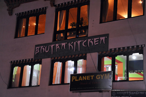 Bhutan Kitchen - every tourist town in the Himalaya seems to have a Kitchen restaurant