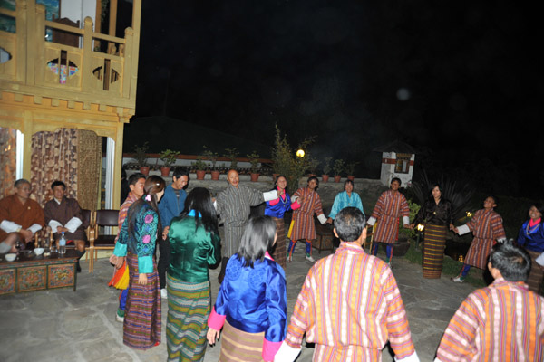 Traditional Bhutanese dancing, Thimphu