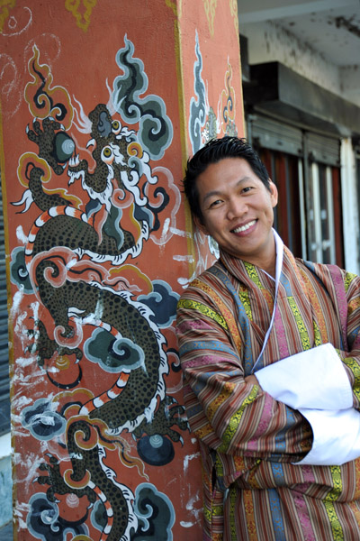 The Bhutanese dress code is referred to as Driglam Namzha