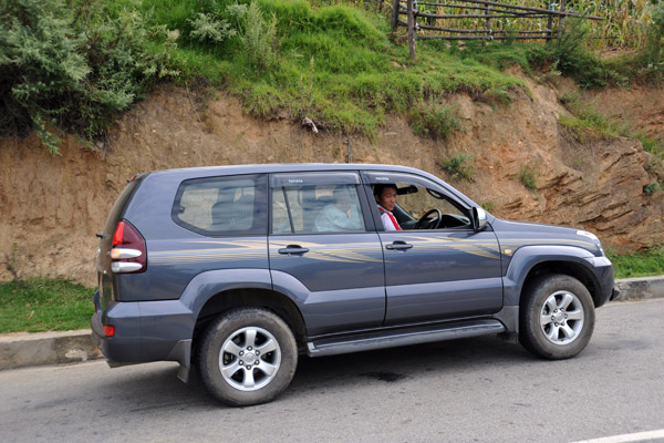 Our vehicle for the week in Bhutan
