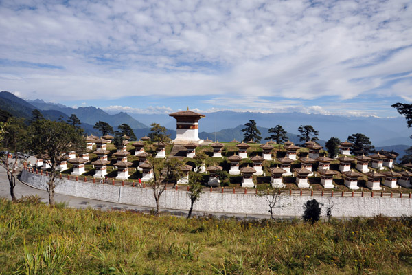 The 108 Chortens, Dochu-La Pass