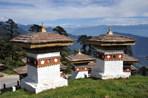 Among the 108 Chortens, Dochu-La Pass