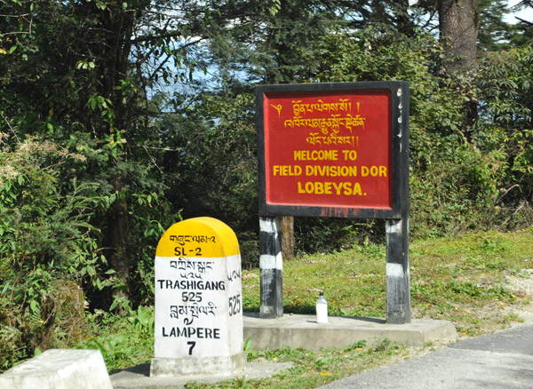 Bhutan is small, but it's still 525 windy km to Trashigang in the east of the country