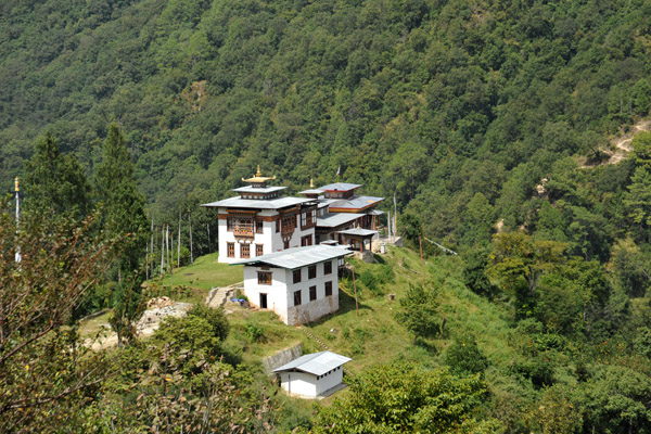 A small monastery near Thinlaygang, Bhutan