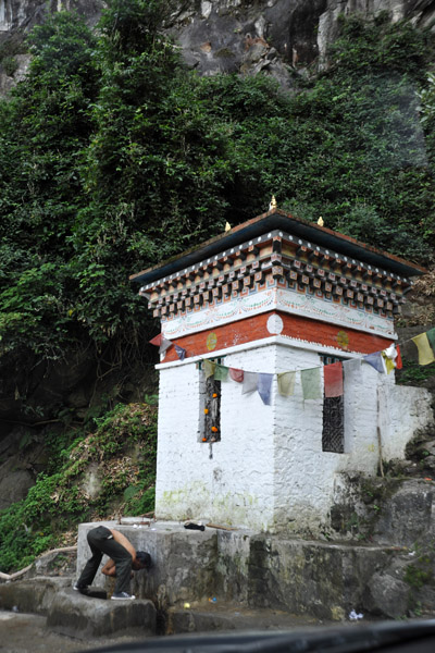 Natural mountain spring water, Bhutan