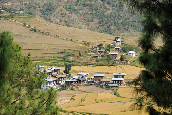 Small villages near Chimi Langkhang