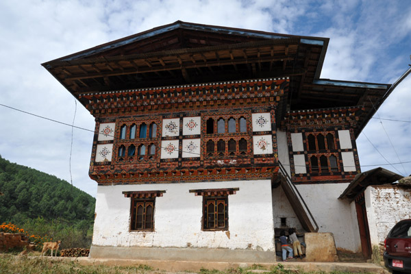 Traditional houses are built without a single nail