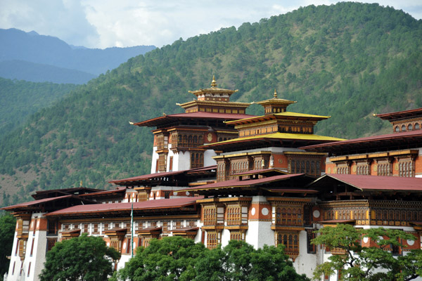 Punakha Dzong is the second oldest and second largest of Bhutan's fortress-monasteries