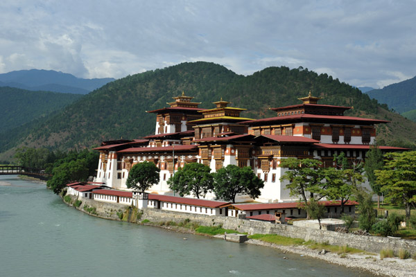 Punakha Dzong was the capital of Bhutan until 1955