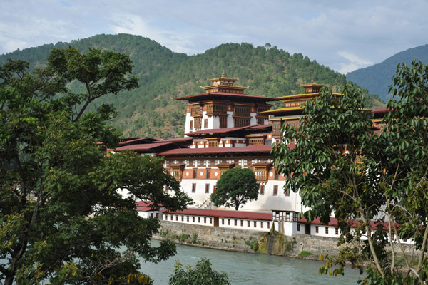 Punakha Dzong was enlarged in the mid-18th Century
