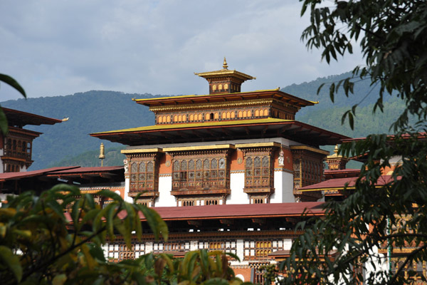 The Central Tower, or Utse, of Punakha Dzong - six stories high