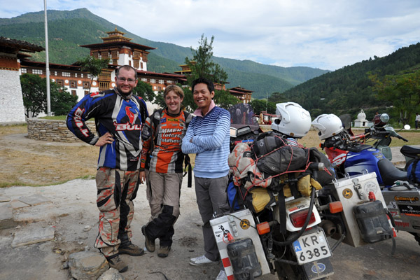It's a very long motorbike ride from Poland to Bhutan!