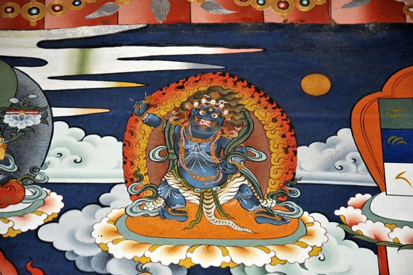 Chana Dorji (Vajrapani), protector of the Buddha