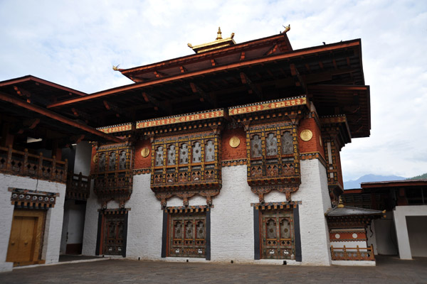 The Central Courtyard of Punakha Dzong