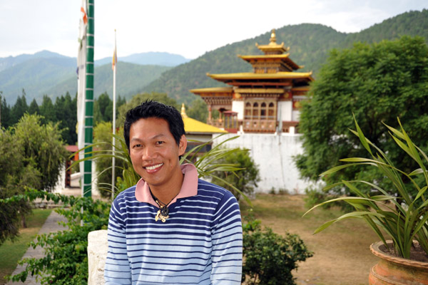 Dennis with the Little Dzong
