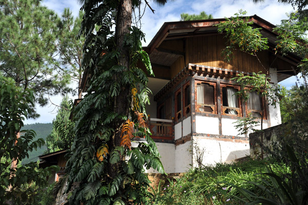 Chalet of the Zangdhopelri Hotel, Punakha