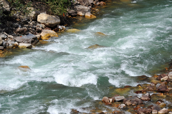White water of the Paro River (Pacchu)