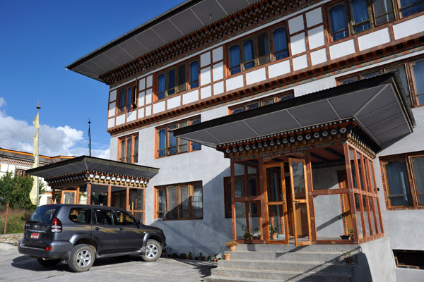 Rinchen Ling Lodge, our home in Paro located outside the city to the northwest along the road to Drugyel Dzong