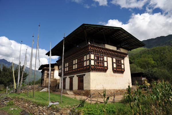 Traditional house of rural Bhutan
