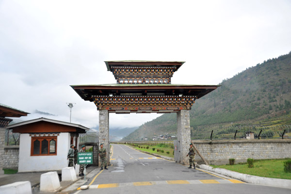 Arriving at Paro Airport on Departure Day
