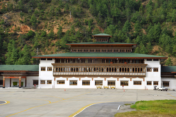The Terminal of Paro Airport, Bhutan (PBH)