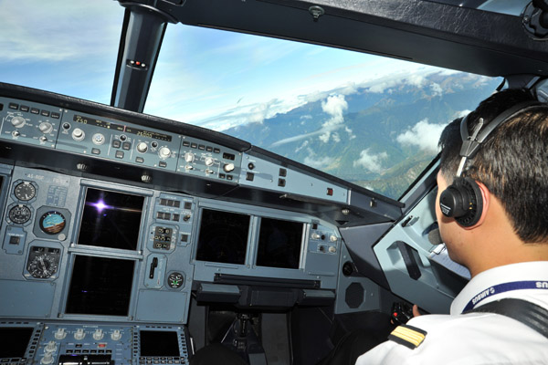 The cadet first officer at Drukair, a lucky man