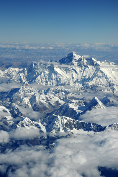 Mount Everest, the highest point on earth