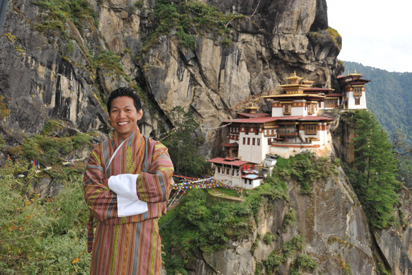 Dennis at the Tiger's Nest, Bhutan