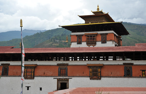 The north side of Paro Dzong